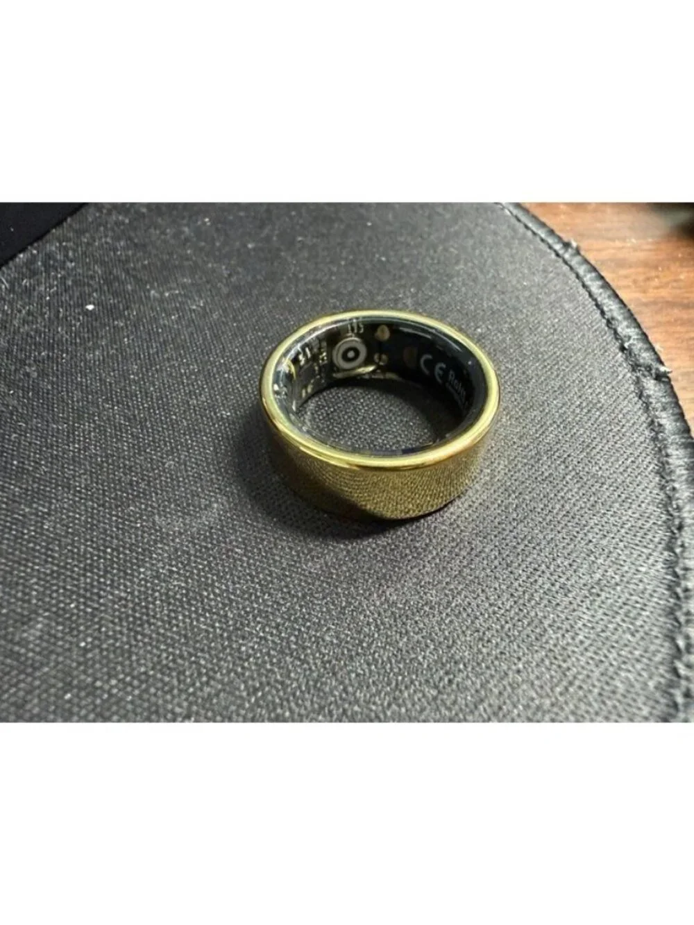 Brookstone Smart Ring Health tracker Size 7 Gold Fitness Sleep Heart Rate EUC